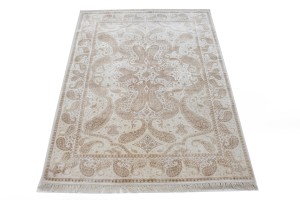 Classic Floral Paisley 6X8 Indo-Tabriz Oriental Rug
