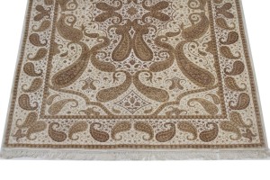 Classic Floral Paisley 6X8 Indo-Tabriz Oriental Rug