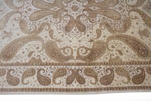 Classic Floral Paisley 6X8 Indo-Tabriz Oriental Rug