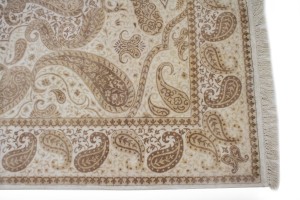 Classic Floral Paisley 6X8 Indo-Tabriz Oriental Rug