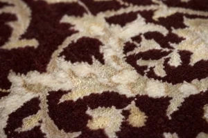 Classic Floral 6'7X9'7 Indo-Tabriz Modern Oriental Rug