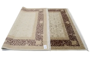 Classic Floral 6'7X9'7 Indo-Tabriz Modern Oriental Rug
