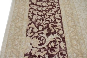 Classic Floral 6'7X9'7 Indo-Tabriz Modern Oriental Rug