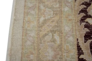 Classic Floral 6'7X9'7 Indo-Tabriz Modern Oriental Rug