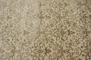 Classic Floral 6'7X9'7 Indo-Tabriz Modern Oriental Rug