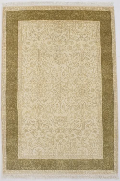 Classic Floral 4X6 Modern Oriental Rug