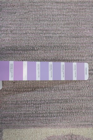 Geometric Pastel Lilac 5X8 Modern Rug