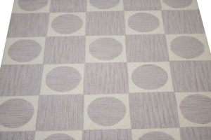 Geometric Pastel Lilac 5X8 Modern Rug