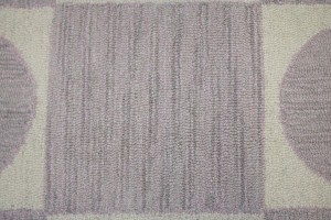 Geometric Pastel Lilac 5X8 Modern Rug
