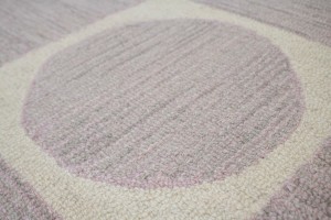 Geometric Pastel Lilac 5X8 Modern Rug