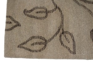 Floral Beige & Brown 5X8 Modern Rug