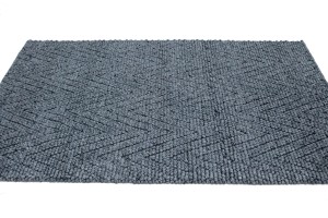 Geometric Handmade 4'7X6'4 Modern Rug