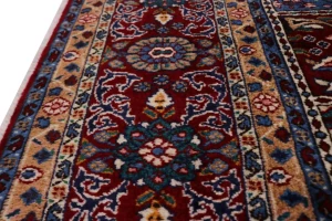 Vintage Red Floral Garden 7X10 Mood Persian Rug