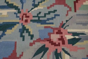 Floral Dhurrie Kilim 6X9 Chinese Style Oriental Rug