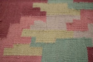 Floral Dhurrie Kilim 6X9 Chinese Style Oriental Rug