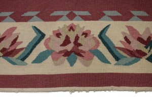 Floral Dhurrie Kilim 6X9 Chinese Style Oriental Rug