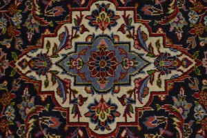 Vintage Red Traditional 10X13 Kashan Persian Rug