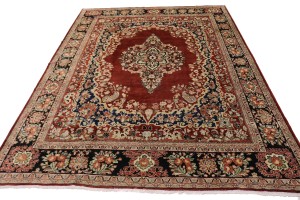 Antique Red Floral Classic 11X14 Mahal Persian Rug