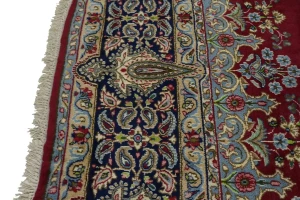 Semi Antique Red Classic 10X13 Kerman Persian Wool Rug