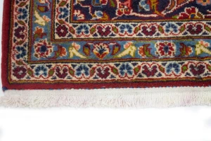 Vintage Red Traditional 10X13 Kashan Persian Rug