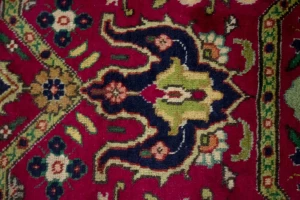 Vintage Red Traditional Pictorial 10X13 Tabriz Persian Rug