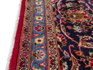 Semi Antique Traditional Red 10X13 Kashan Persian Rug