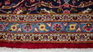 Semi Antique Traditional Red 10X13 Kashan Persian Rug