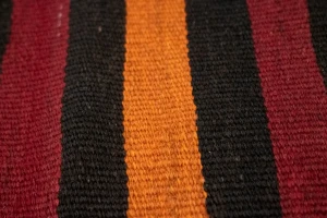 Vintage Multicolored Tribal 4'6X15 Kilim Persian Runner Rug