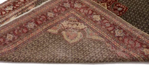 Raw Umber Tribal 6'5X10 Koliaie Persian Rug