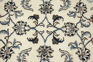 Cream Classic 3X6 Nain Kashmar Persian Runner Rug