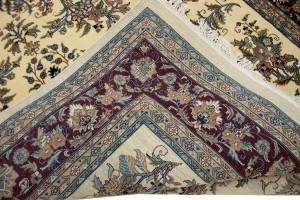 Cream Classic Floral 8X10 Oriental Rug