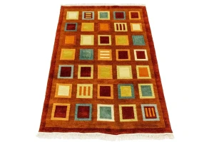 Multicolored Modern 5X8 Oriental Rug