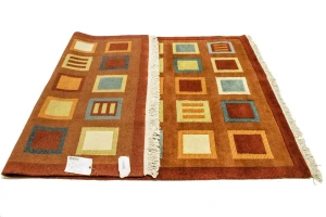 Multicolored Modern 5X8 Oriental Rug
