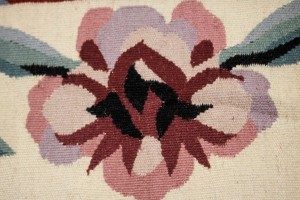 Red Floral Dhurrie 8X10 Chinese Oriental Rug