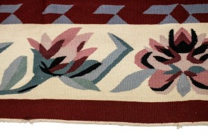 Red Floral Dhurrie 8X10 Chinese Oriental Rug