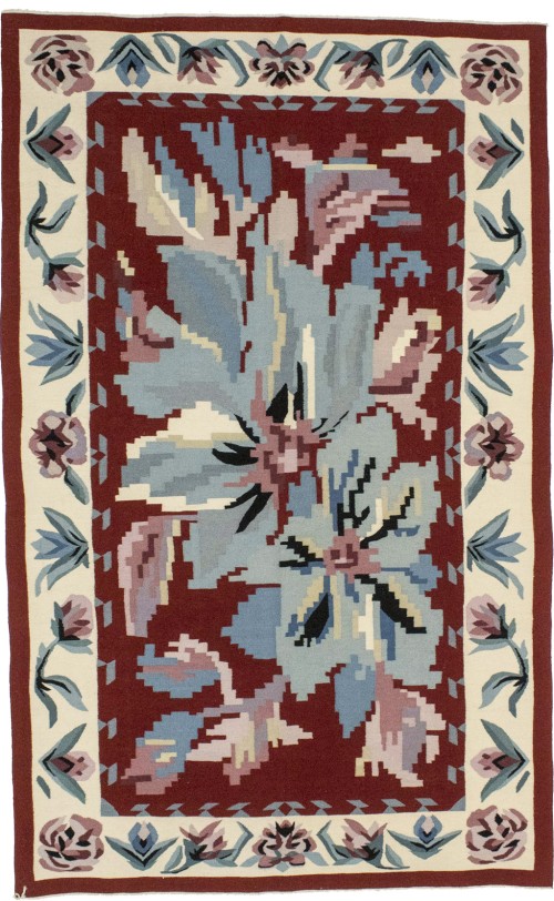 Floral Dhurrie 6X9 Chinese Oriental Rug