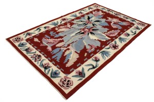 Floral Dhurrie 6X9 Chinese Oriental Rug