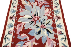 Floral Dhurrie 6X9 Chinese Oriental Rug