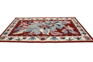 Floral Dhurrie 6X9 Chinese Oriental Rug