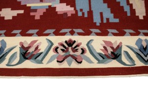Floral Dhurrie 6X9 Chinese Oriental Rug