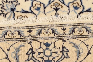 Vintage Cream Classic 6X6 Nain Tabas Persian Rug