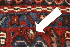 Semi Antique Rusty Red Tribal 5X6 Karajeh Persian Rug