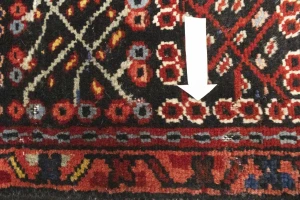 Semi Antique Rusty Red Tribal 5X6 Karajeh Persian Rug