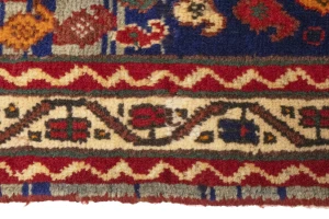 Vintage Plum Tribal 4X7 Shahrbabak Persian Rug