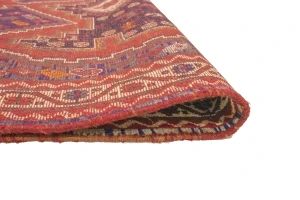 Vintage Plum Tribal 4X7 Shahrbabak Persian Rug
