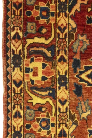 Vintage Red Floral 5X7 Bakhtiari Persian Rug