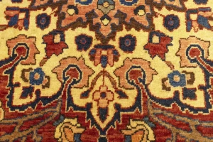 Vintage Red Floral 5X7 Bakhtiari Persian Rug