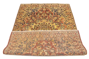 Vintage Red Floral 5X7 Bakhtiari Persian Rug