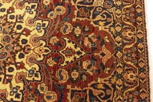 Vintage Red Floral 5X7 Bakhtiari Persian Rug