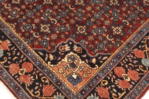 Vintage Floral Maroon Red 4X6'5 Gholtogh Persian Rug
